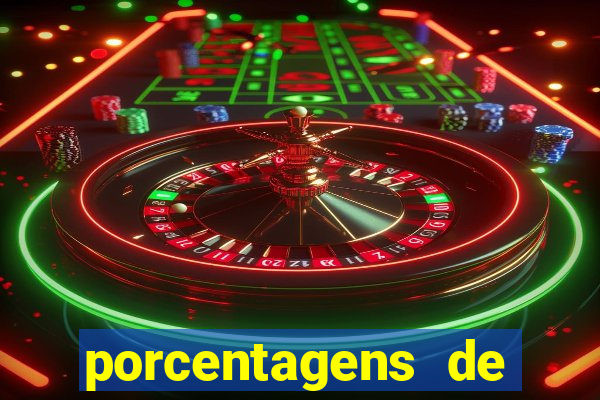 porcentagens de jogos pagantes